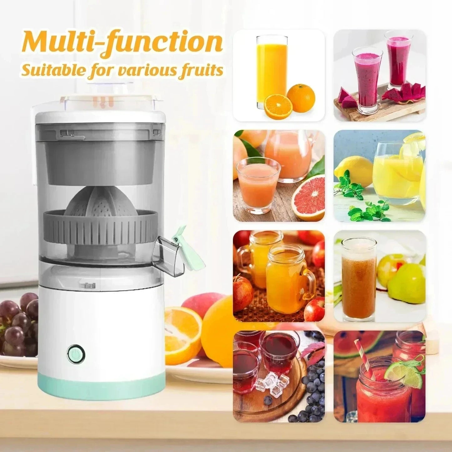 JuicyFlow USB Citrus Squeezer