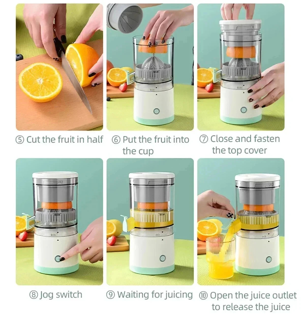 JuicyFlow USB Citrus Squeezer